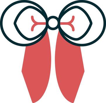 cinta arco vector icono