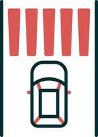 Zebra Crossing Vector Icon