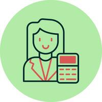 Accountant Vector Icon