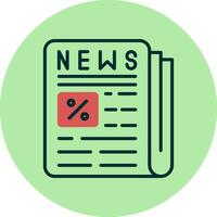 Newspaper Vector Icon