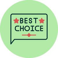 Best Choice Vector Icon