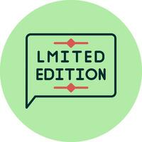 Limited Edition Vector Icon