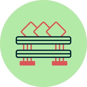 icono de vector de sofá