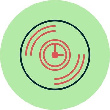 icono de vector de reloj
