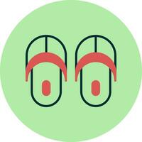 icono de vector de zapatillas