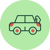 Broken Car Vector Icon