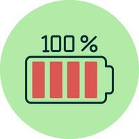 100 Percent Vector Icon