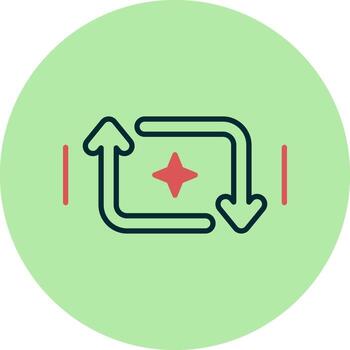 icono de vector de flechas