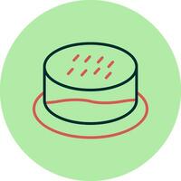 Cheesecake Vector Icon