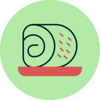 Roll Cake Vector Icon