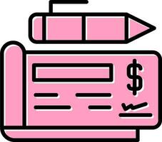 Checkbook Vector Icon