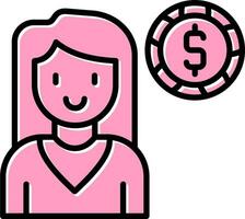 Financial Advisor Vector Icon