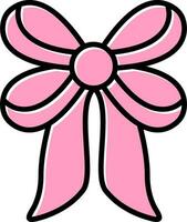 Ribbon Bow Vector Icon