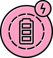 Wireless Charging Vector Icon