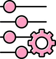 icono de vector de configuración