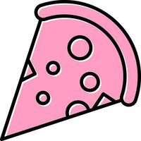 icono de vector de pizza