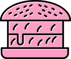 Hamburger Vector Icon