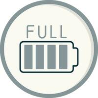 Full Battery Vector Icon