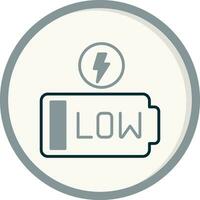 Low Battery Vector Icon