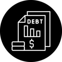 Debt Vector Icon