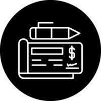 Checkbook Vector Icon