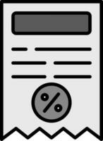 Bill Vector Icon