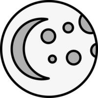 icono de vector de luna