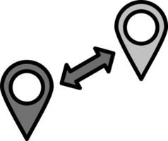 Distance Vector Icon