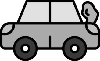 Broken Car Vector Icon