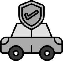 icono de vector de seguro de coche