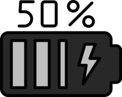 50 Percent Vector Icon