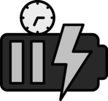 Fast Charge Vector Icon