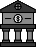 icono de vector de banco