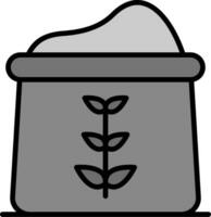 icono de vector de harina