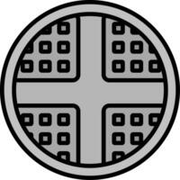 Waffle Vector Icon