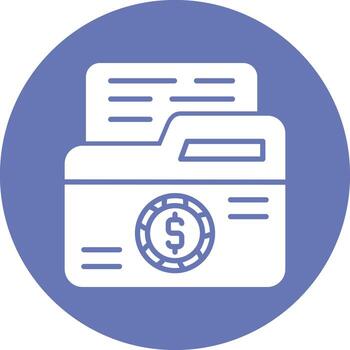 icono de vector de carpeta