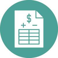 Balance Sheet Vector Icon