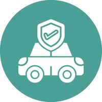 Car Insurance Vector Icon