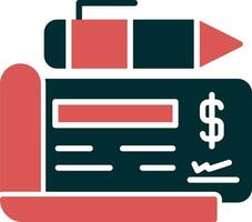 Checkbook Vector Icon