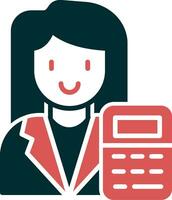 Accountant Vector Icon