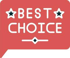 Best Choice Vector Icon