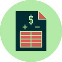 Balance Sheet Vector Icon