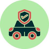 Car Insurance Vector Icon