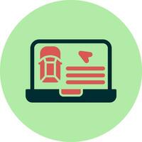 Online Education Vector Icon