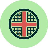 Waffle Vector Icon