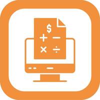 icono de vector de contabilidad