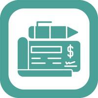 Checkbook Vector Icon