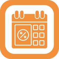 icono de vector de calendario