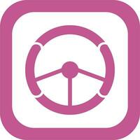 Steering Wheel Vector Icon