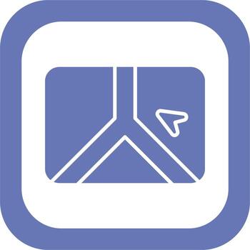 icono de vector de navegador